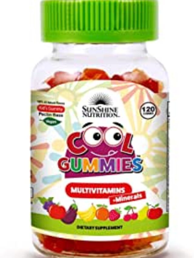 SUNSHINE NUTRITION Cool Gummies Vegan Multivitamins, 120’S